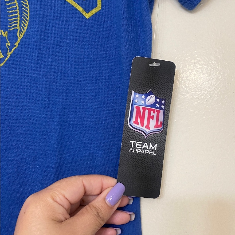 NFL Blue and Yellow Rams Bodysuit - Picture 3 of 4